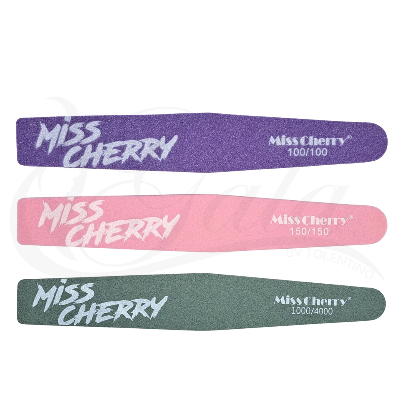 Kit Limas para uñas MISS CHERRY estuche 6pz sponge paquete