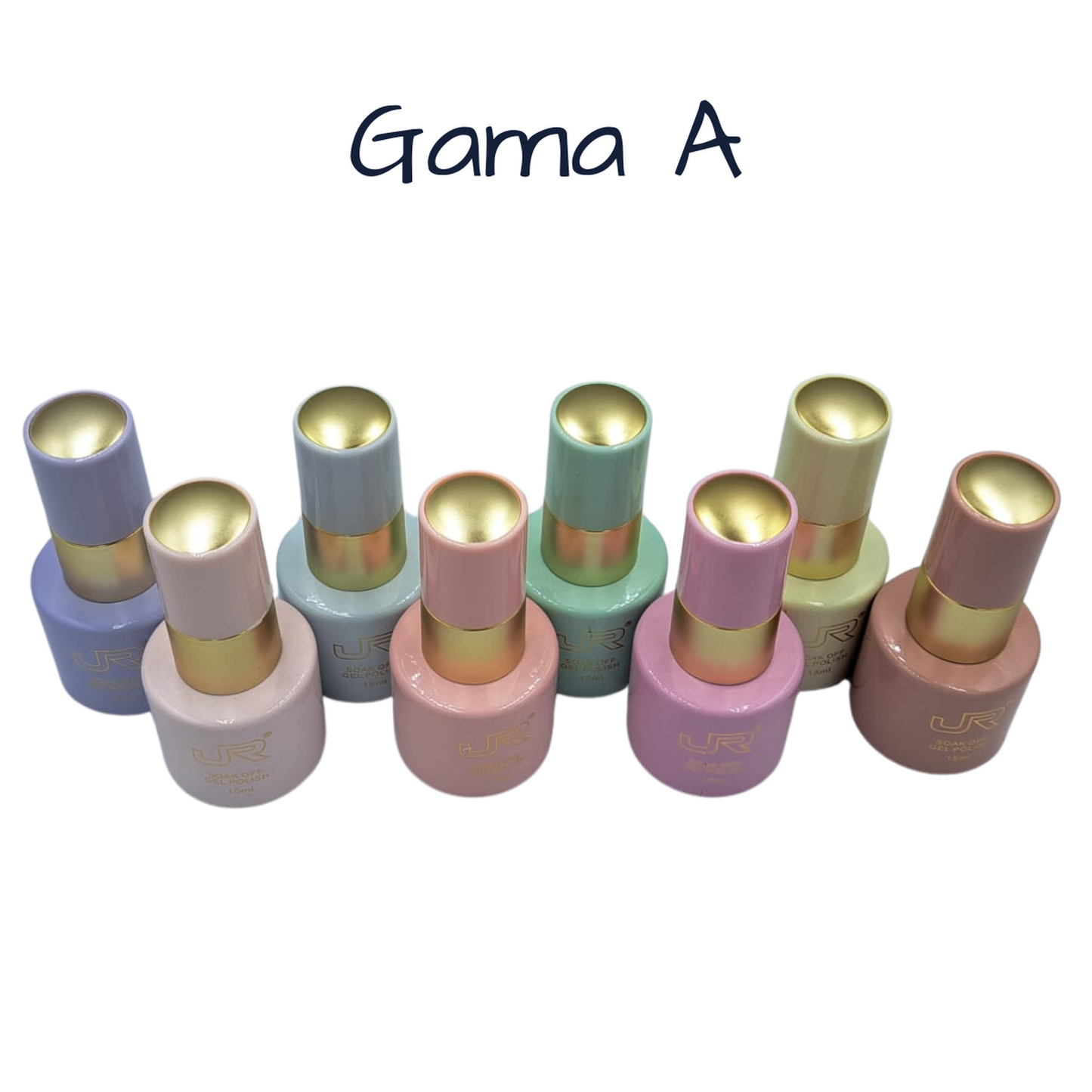 Gama Gel Semipermanente JR 8 Pz De 15 ml - Elige Gama