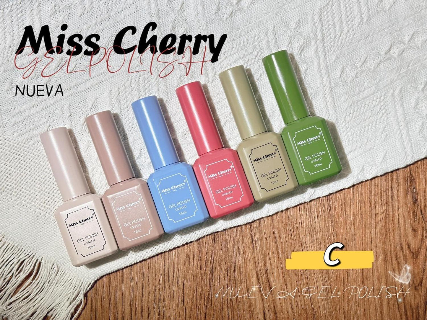 Gama 6 Geles Miss Cherry 16 Ml - Elige La Gama