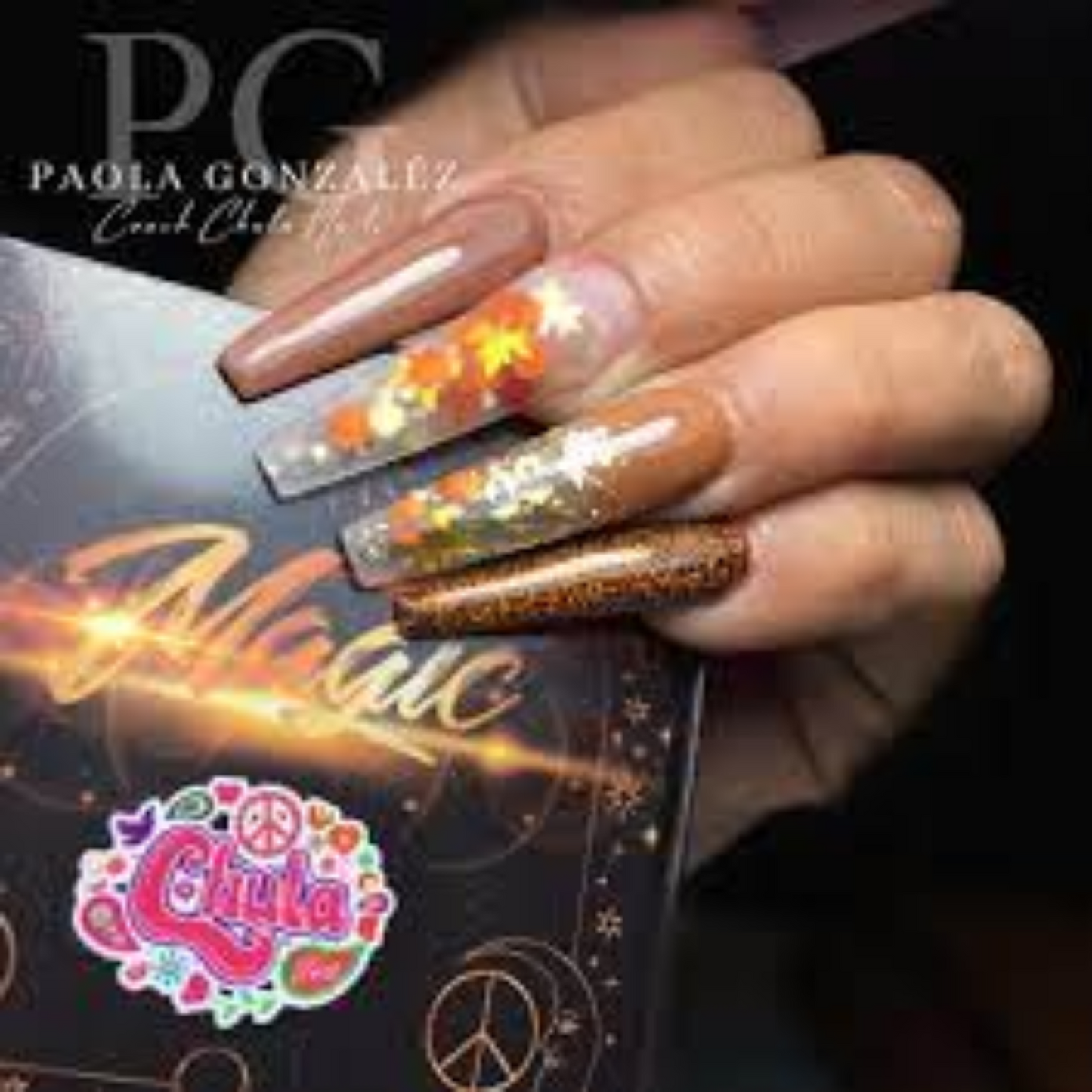 COLECCION DE ACRILICOS MAGIC 4 PZAS. Chula Nails