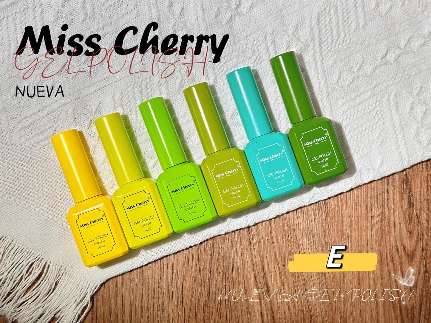 Gama 6 Geles Miss Cherry 16 Ml - Elige La Gama