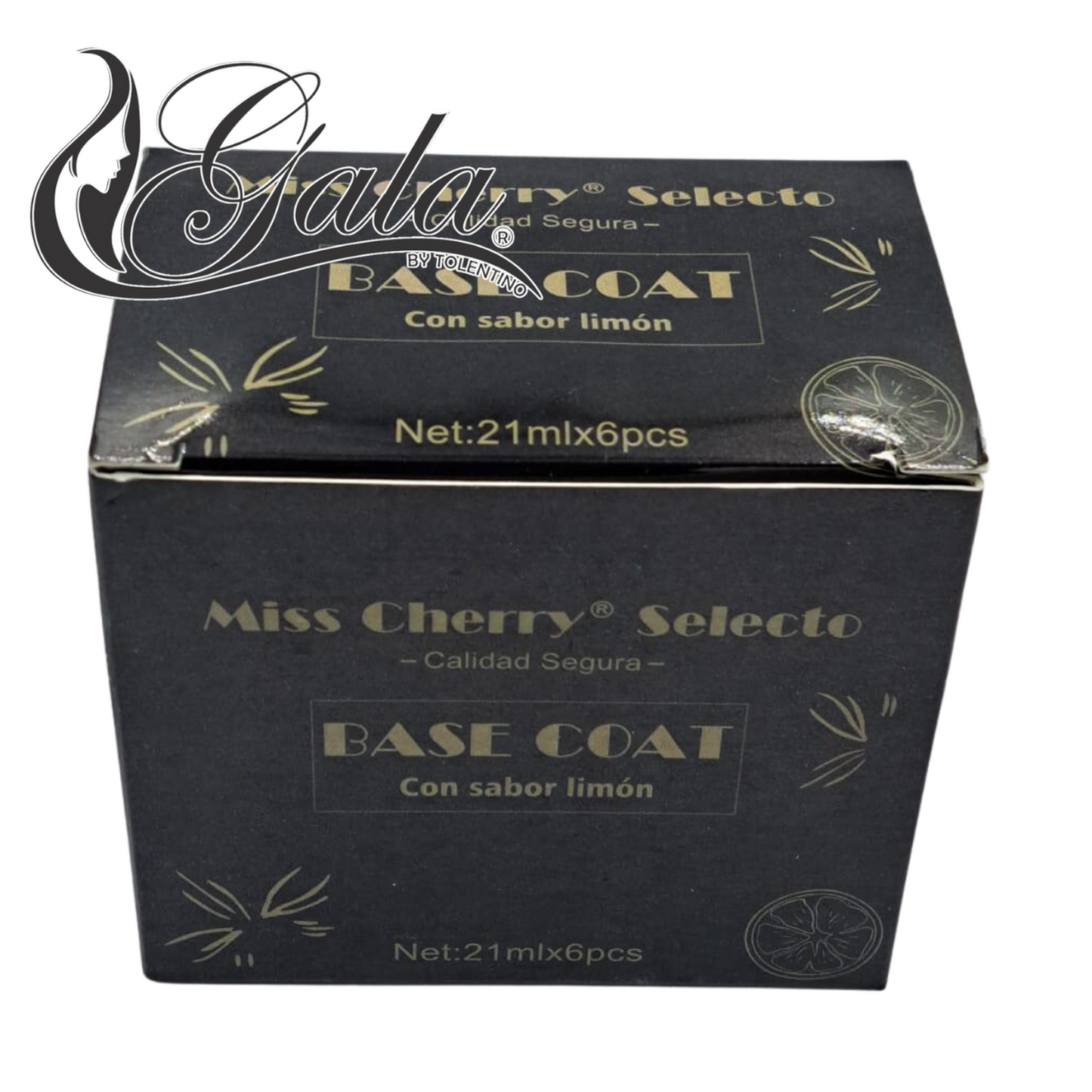 Base Coat Miss Cherry 21 ml caja con 6pz