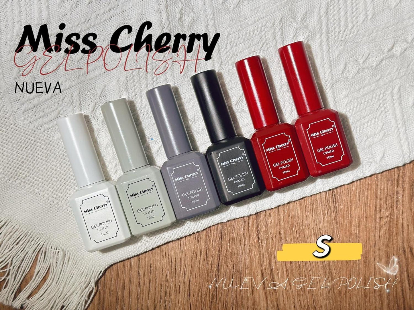 Gama 6 Geles Miss Cherry 16 Ml - Elige La Gama