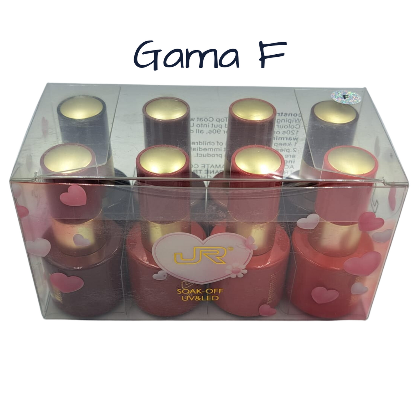 Gama Gel Semipermanente JR 8 Pz De 15 ml - Elige Gama