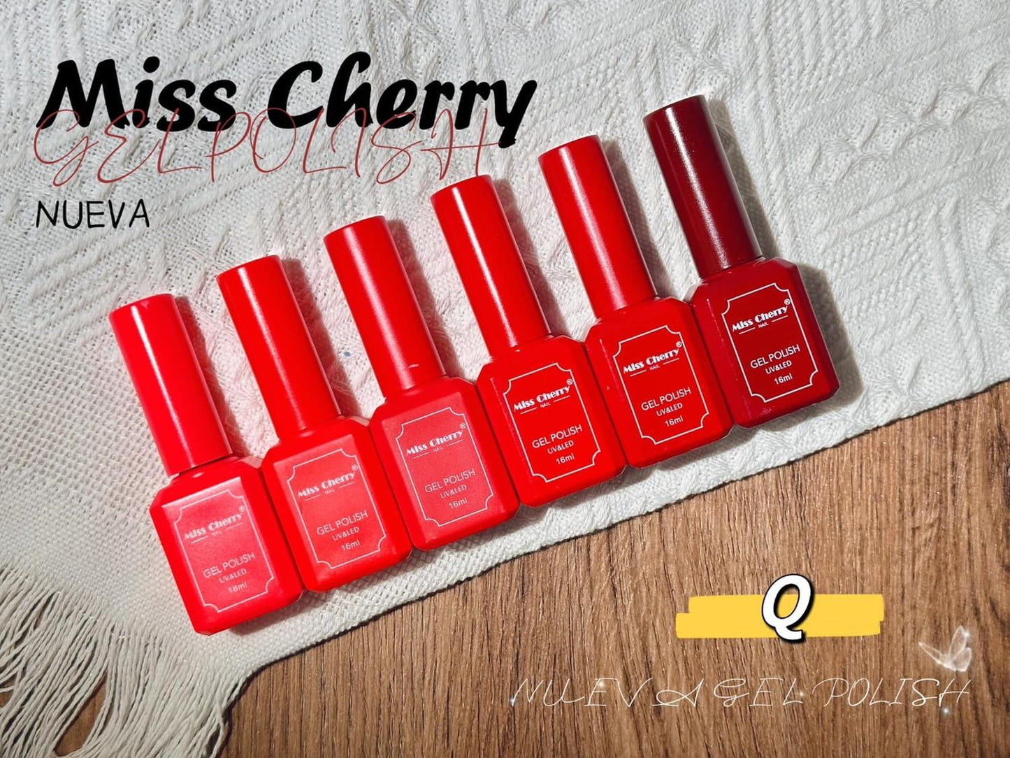 Gama 6 Geles Miss Cherry 16 Ml - Elige La Gama