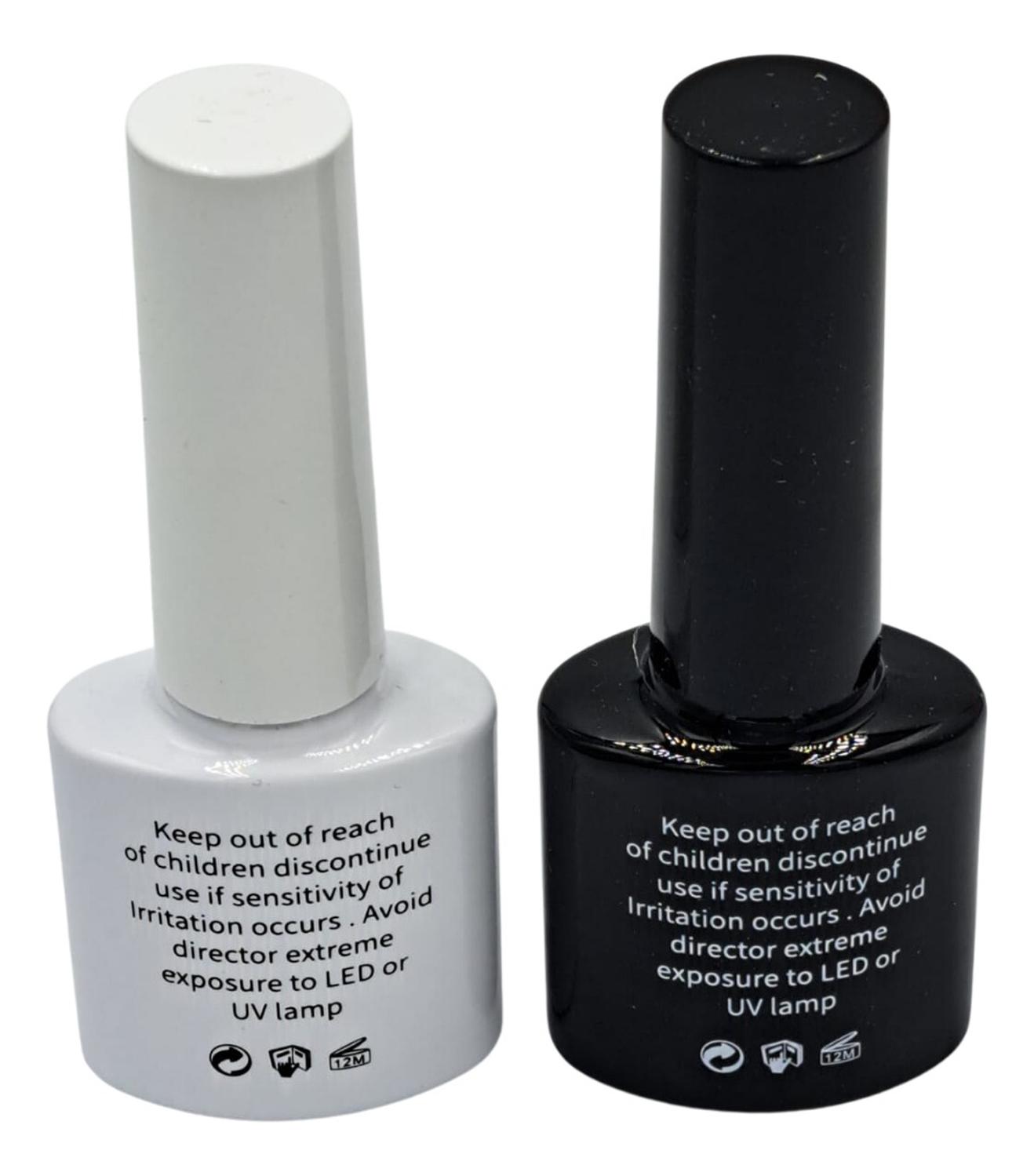 Gel Miss Cherry Blanco Y Negro Pack Con 12 Pz