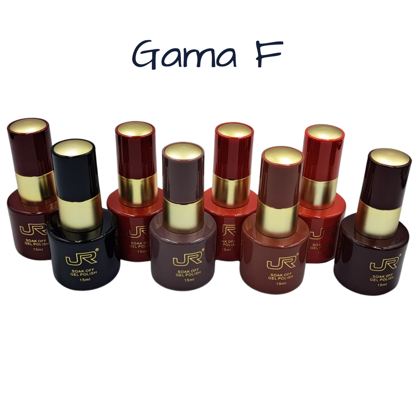 Gama Gel Semipermanente JR 8 Pz De 15 ml - Elige Gama