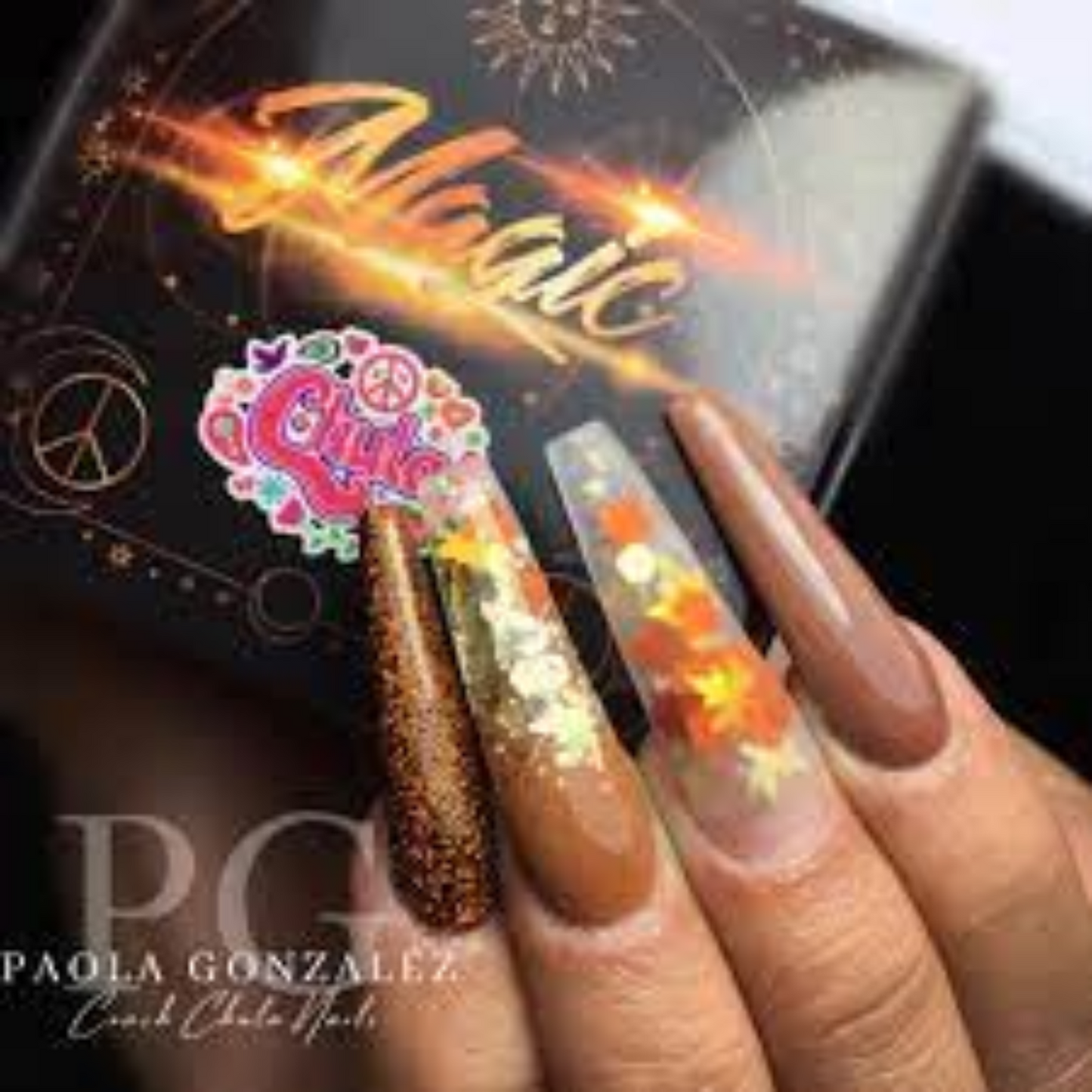 COLECCION DE ACRILICOS MAGIC 4 PZAS. Chula Nails