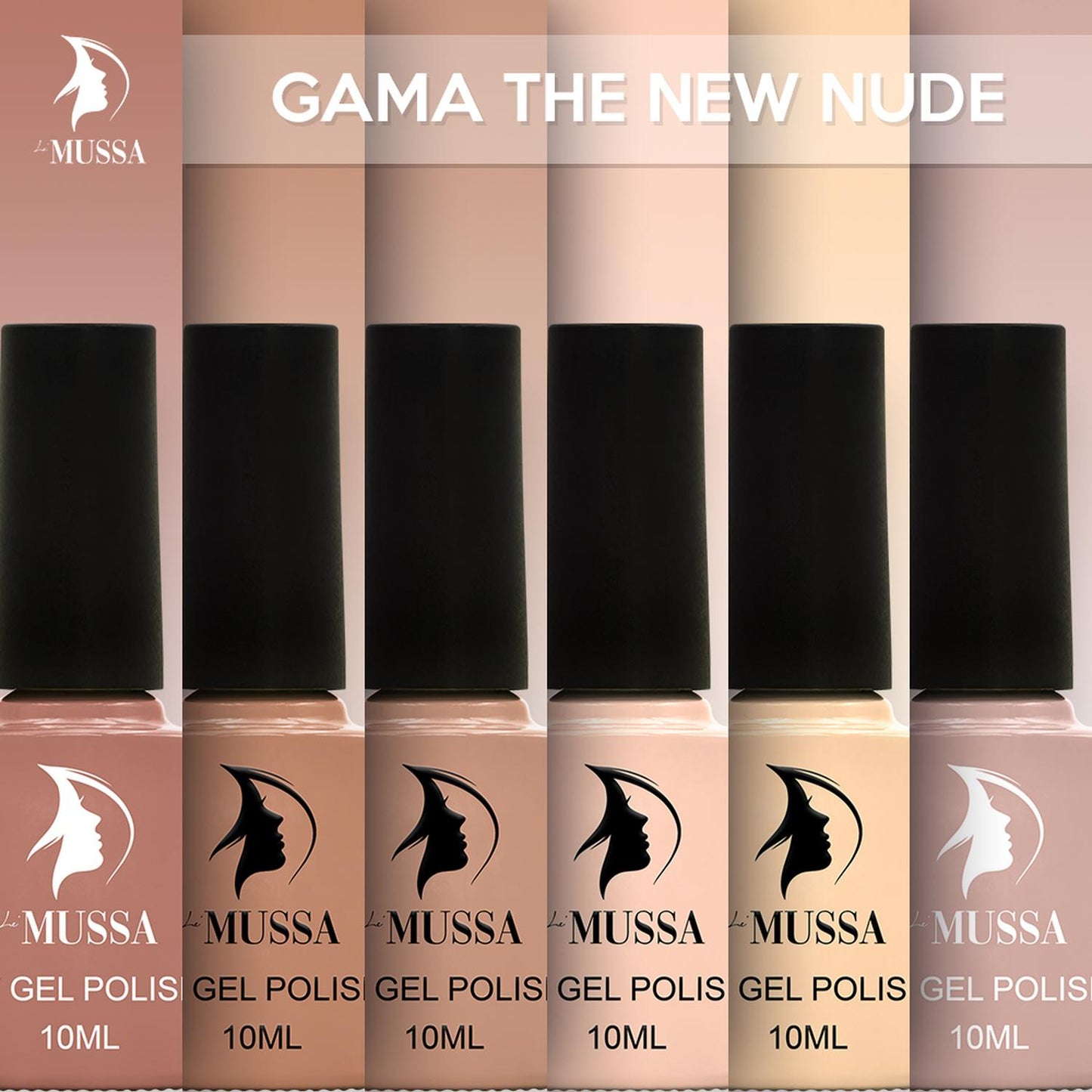 Mussa Gel Semipermanente Gama The New Nude