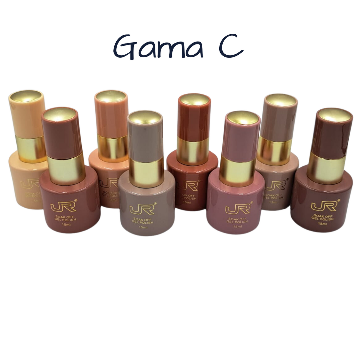 Gama Gel Semipermanente JR 8 Pz De 15 ml - Elige Gama