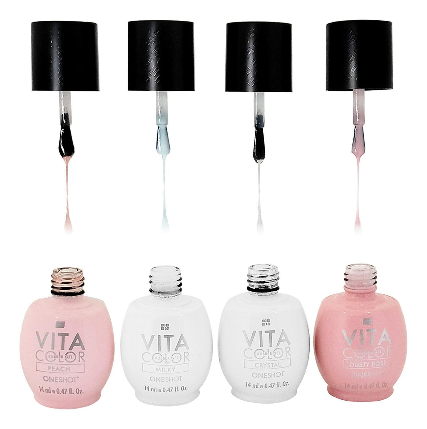 Vita Color Rubber Gel One Shot RUBBER - ESCOGE COLOR