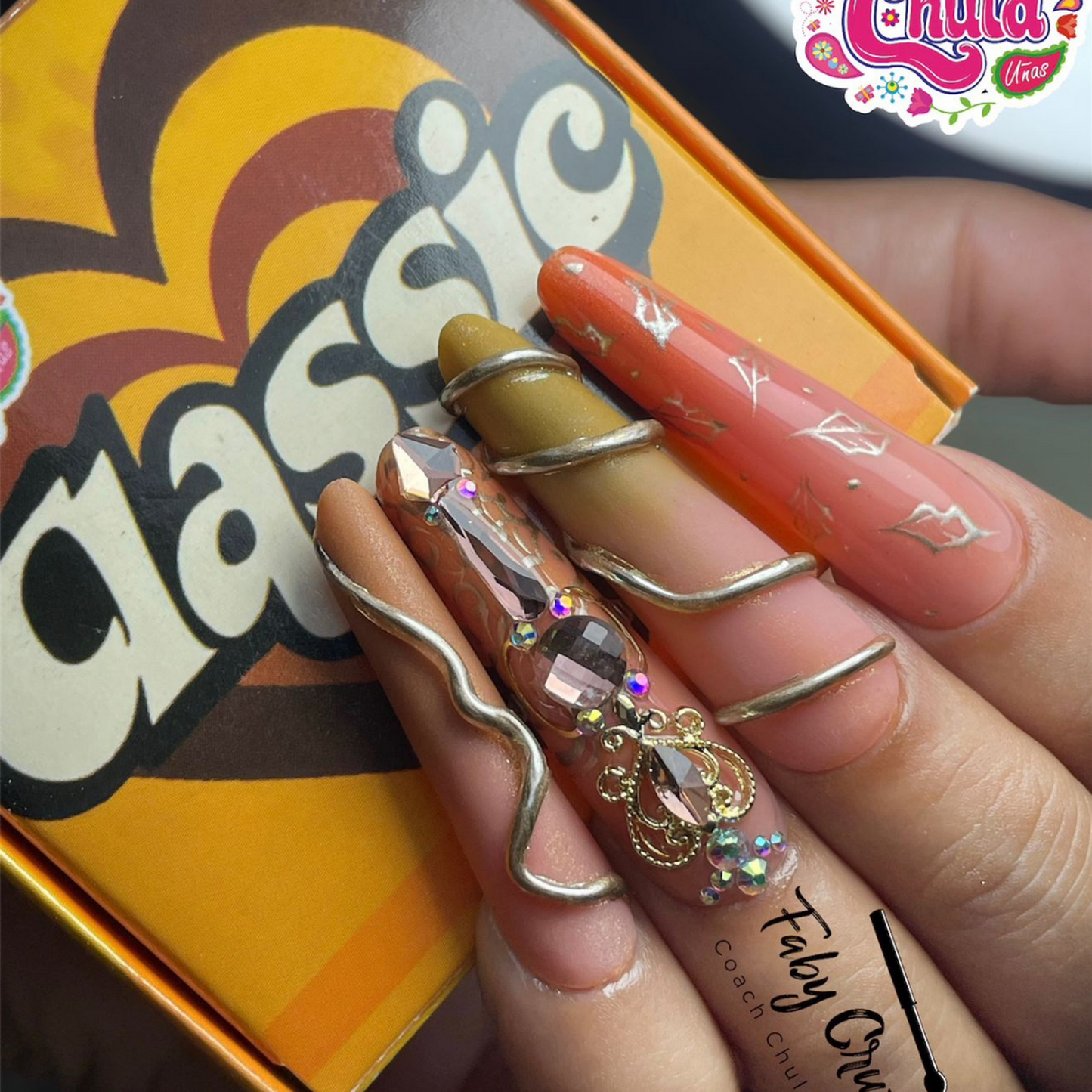 COLECION DE ACRILICOS CLASSIC 4 PZAS. Chula Nails