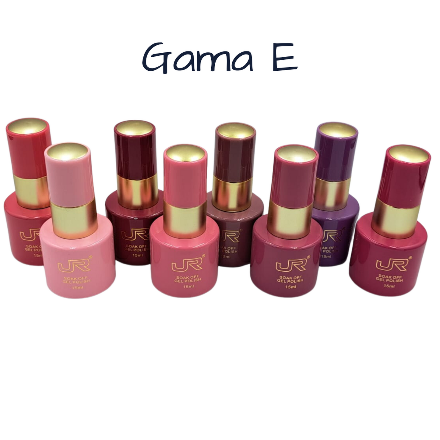 Gama Gel Semipermanente JR 8 Pz De 15 ml - Elige Gama