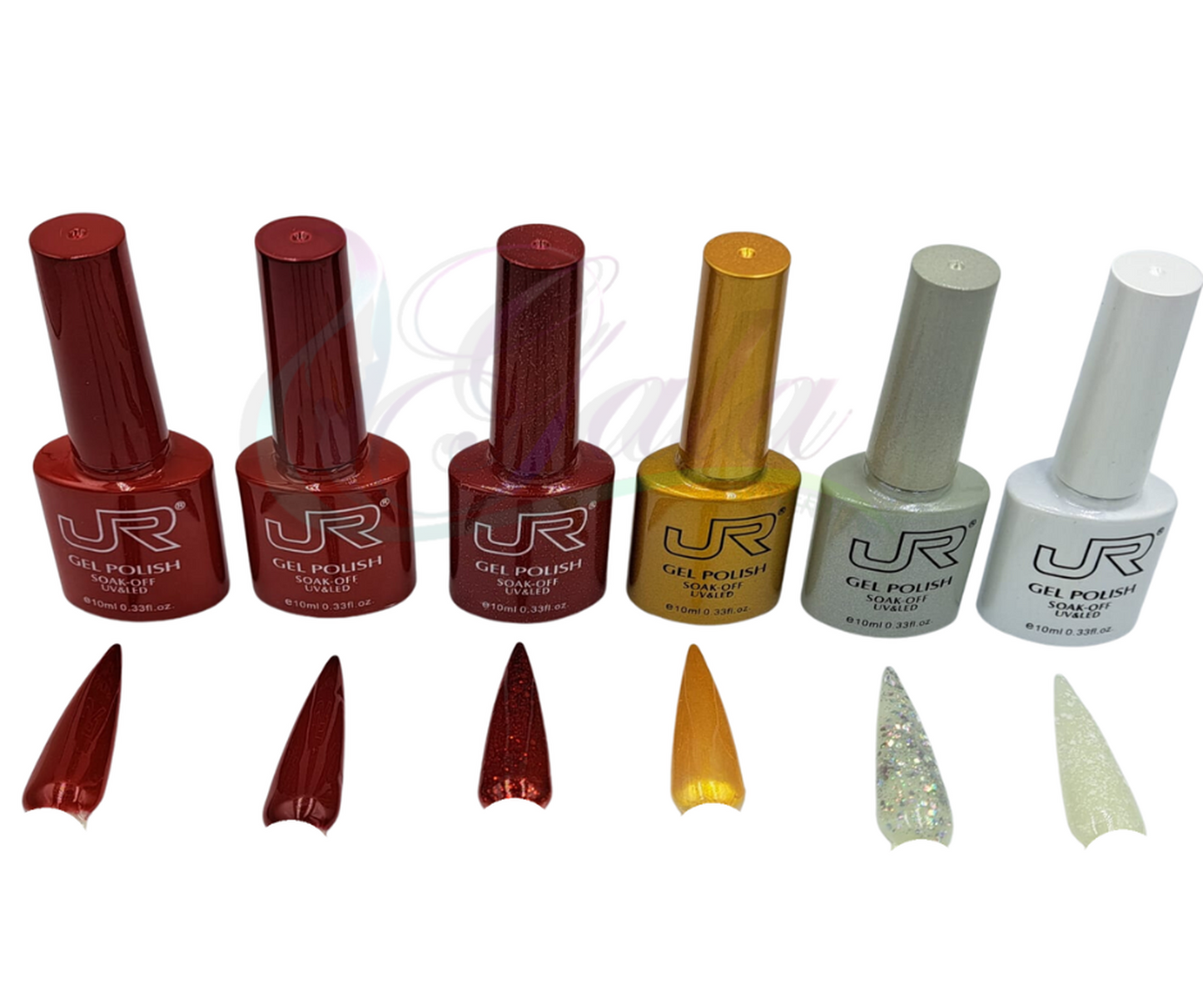 GEL JR GAMA NAVIDEÑA - 6 pcs 10 ml