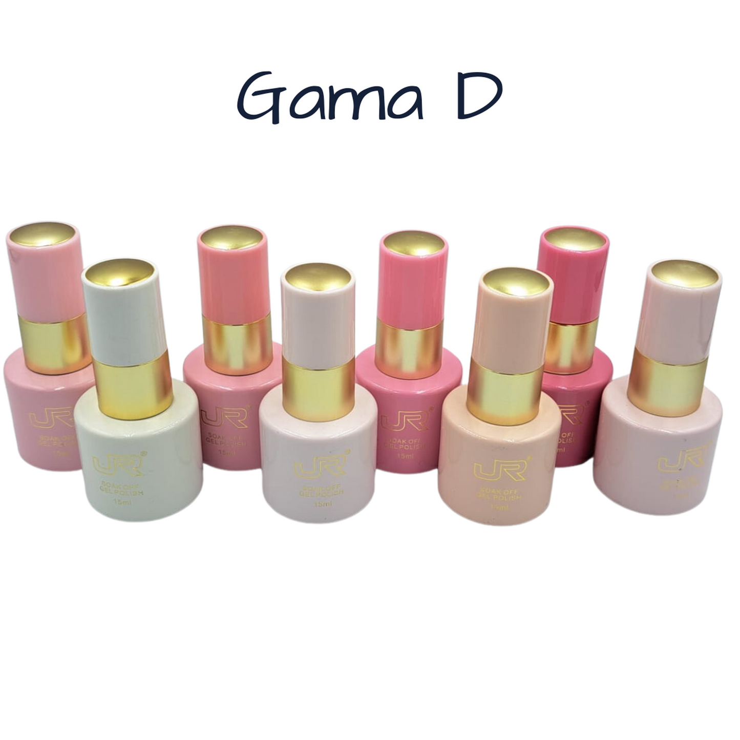 Gama Gel Semipermanente JR 8 Pz De 15 ml - Elige Gama