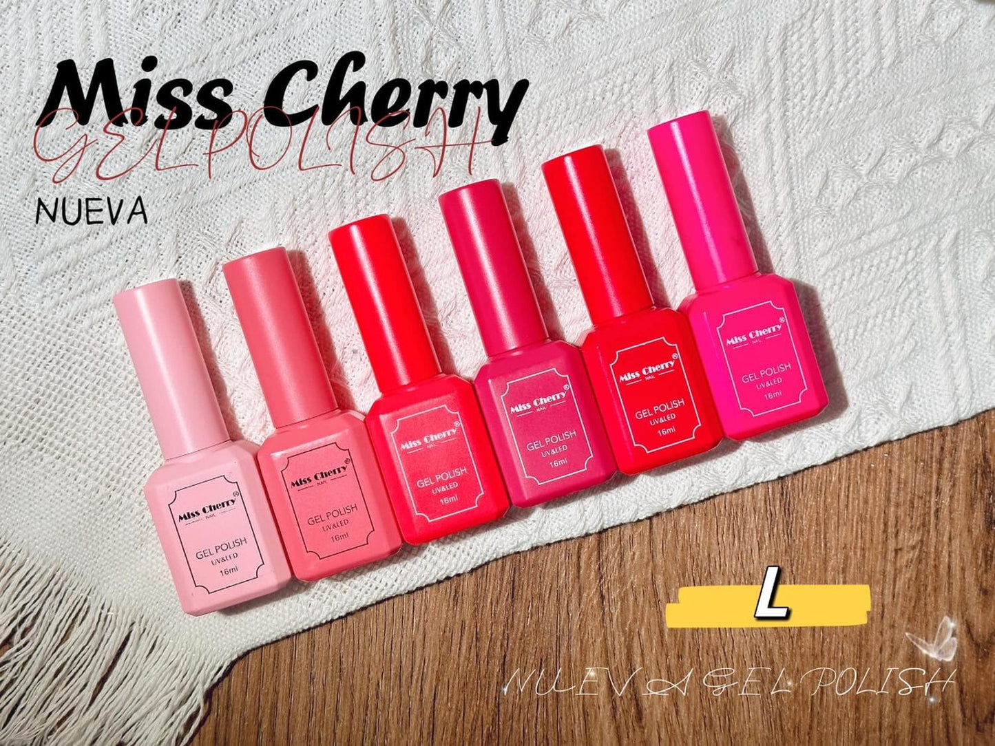 Gama 6 Geles Miss Cherry 16 Ml - Elige La Gama