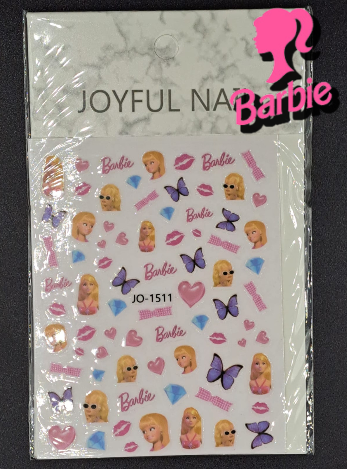 Sticker Barbie 12 piezas surtidas