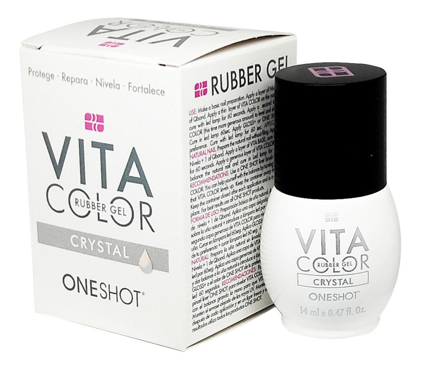 Vita Color Rubber Gel One Shot RUBBER - ESCOGE COLOR