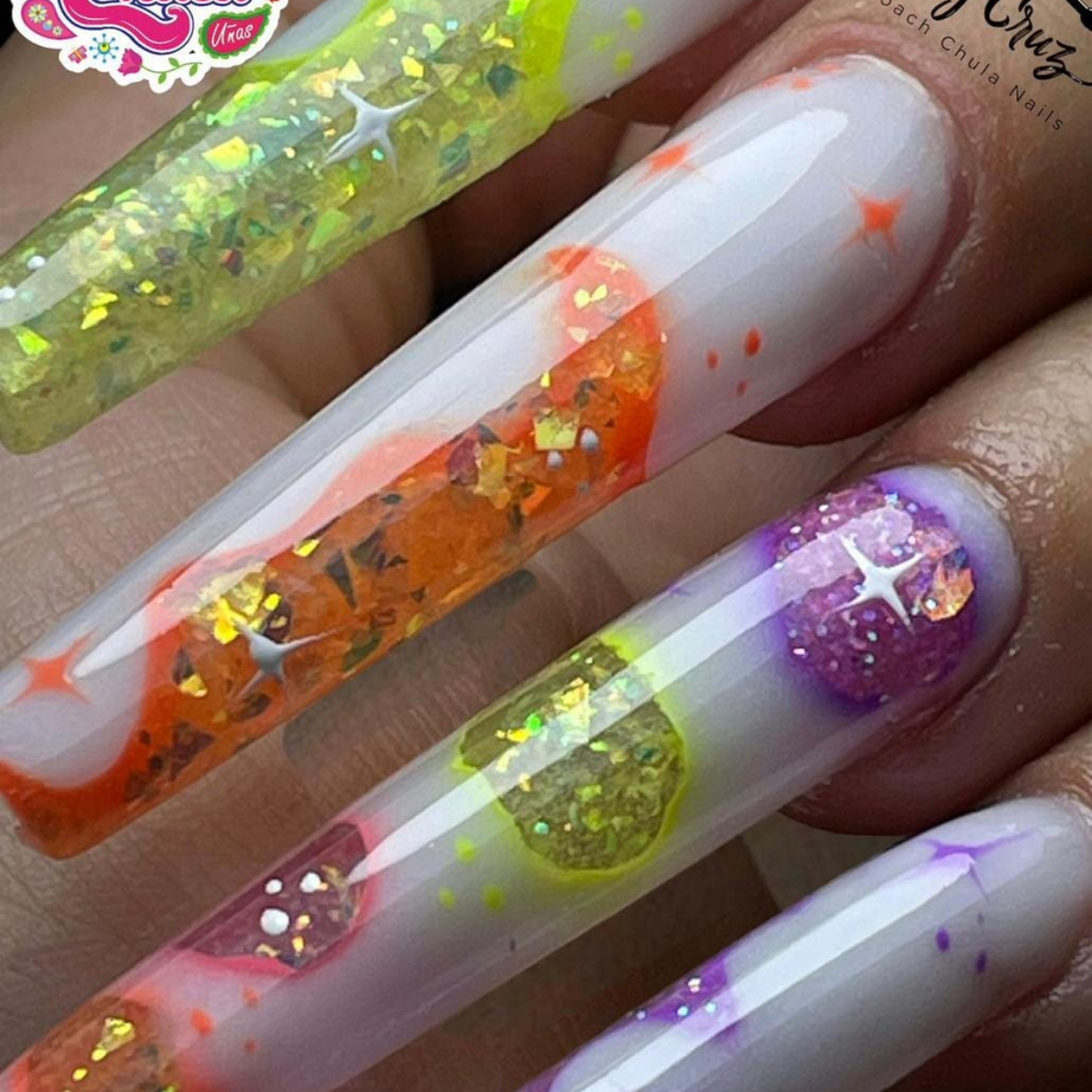 COLECCION DE ACRILICOS GROOVY 4 PZAS. Chula Nails