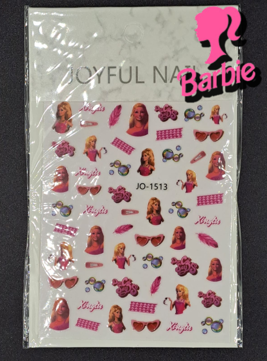 Sticker Barbie 12 piezas surtidas