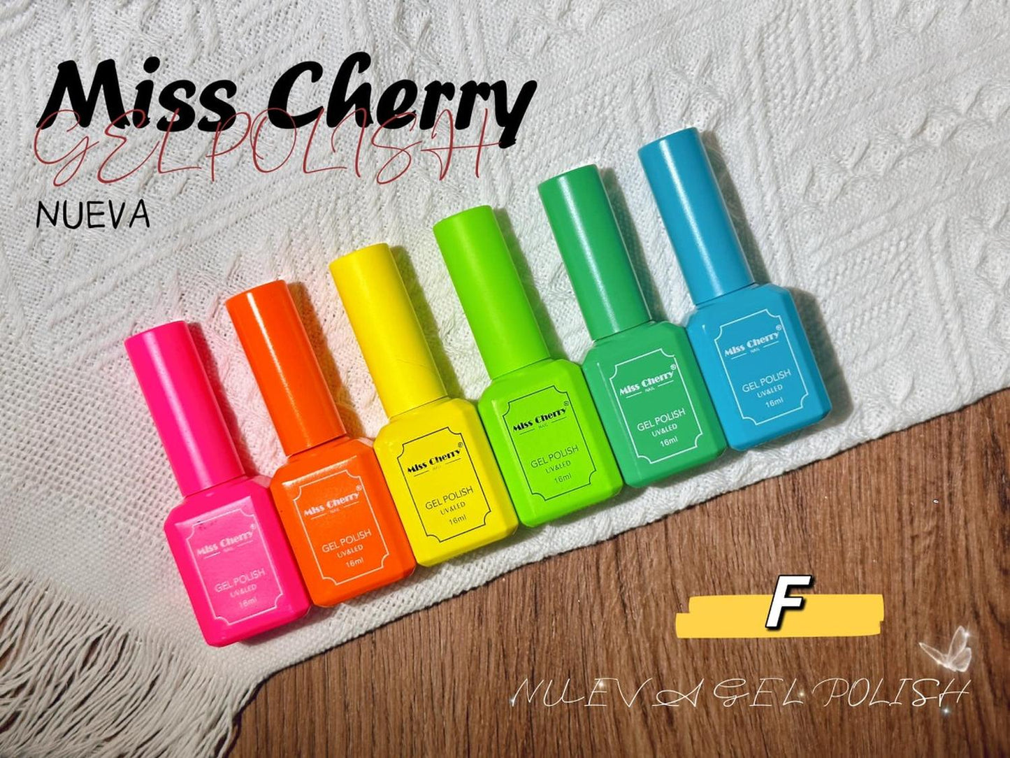 Gama 6 Geles Miss Cherry 16 Ml - Elige La Gama