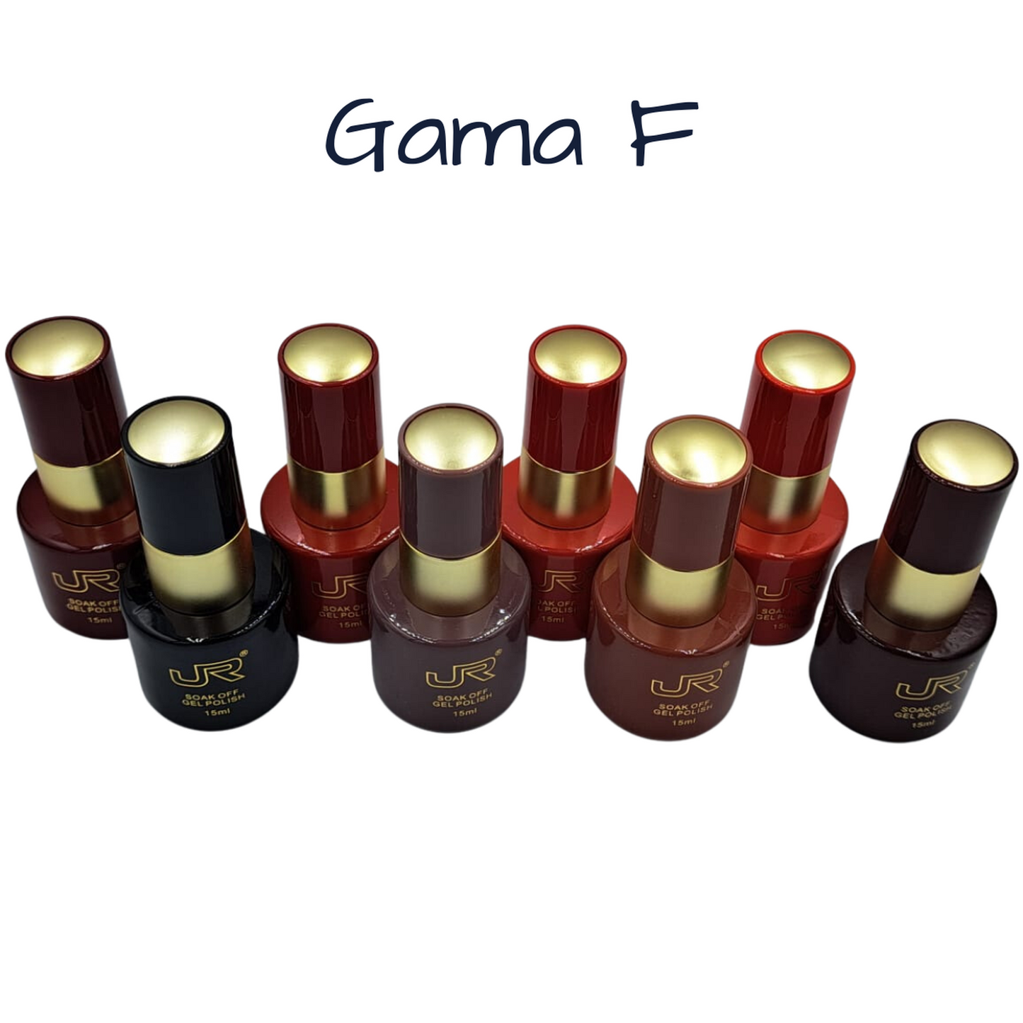 Gama Gel Semipermanente JR 8 Pz De 15 ml - Elige Gama