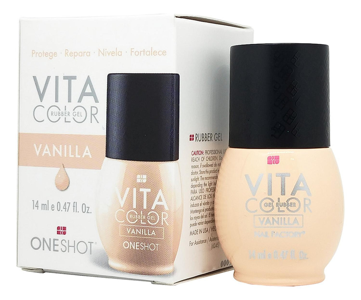 Vita Color Rubber Gel One Shot RUBBER - ESCOGE COLOR