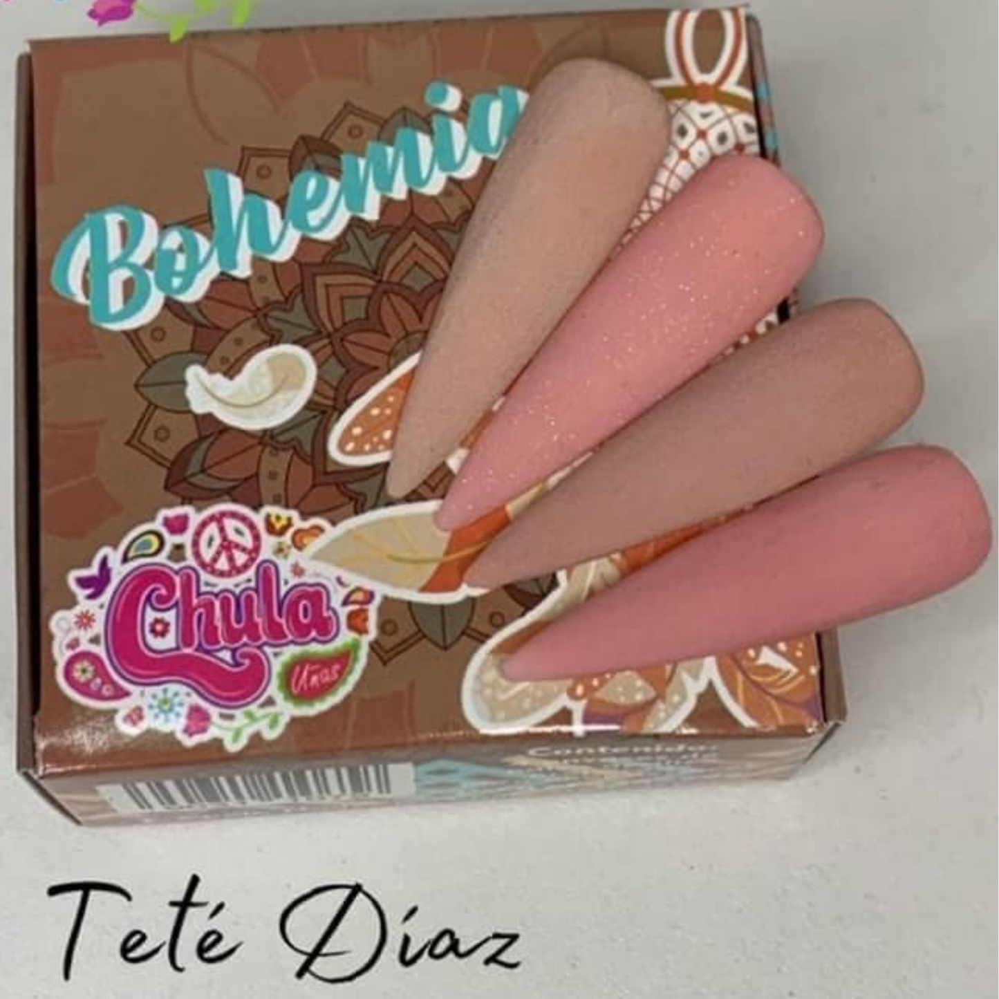 COLECCION DE ACRILICOS BOHEMIA 4 PZAS. Chula Nails