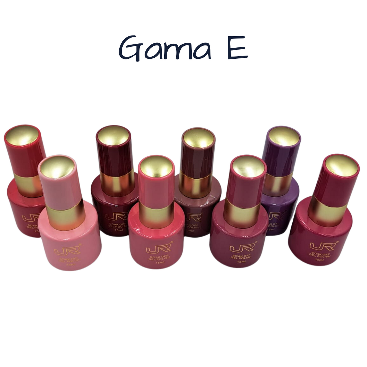 Gama Gel Semipermanente JR 8 Pz De 15 ml - Elige Gama