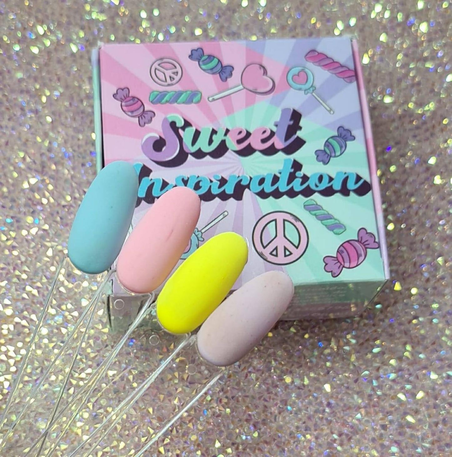 COLECCION DE ACRILICOS SWEET INSPIRATION 4 PZ Chula Nails