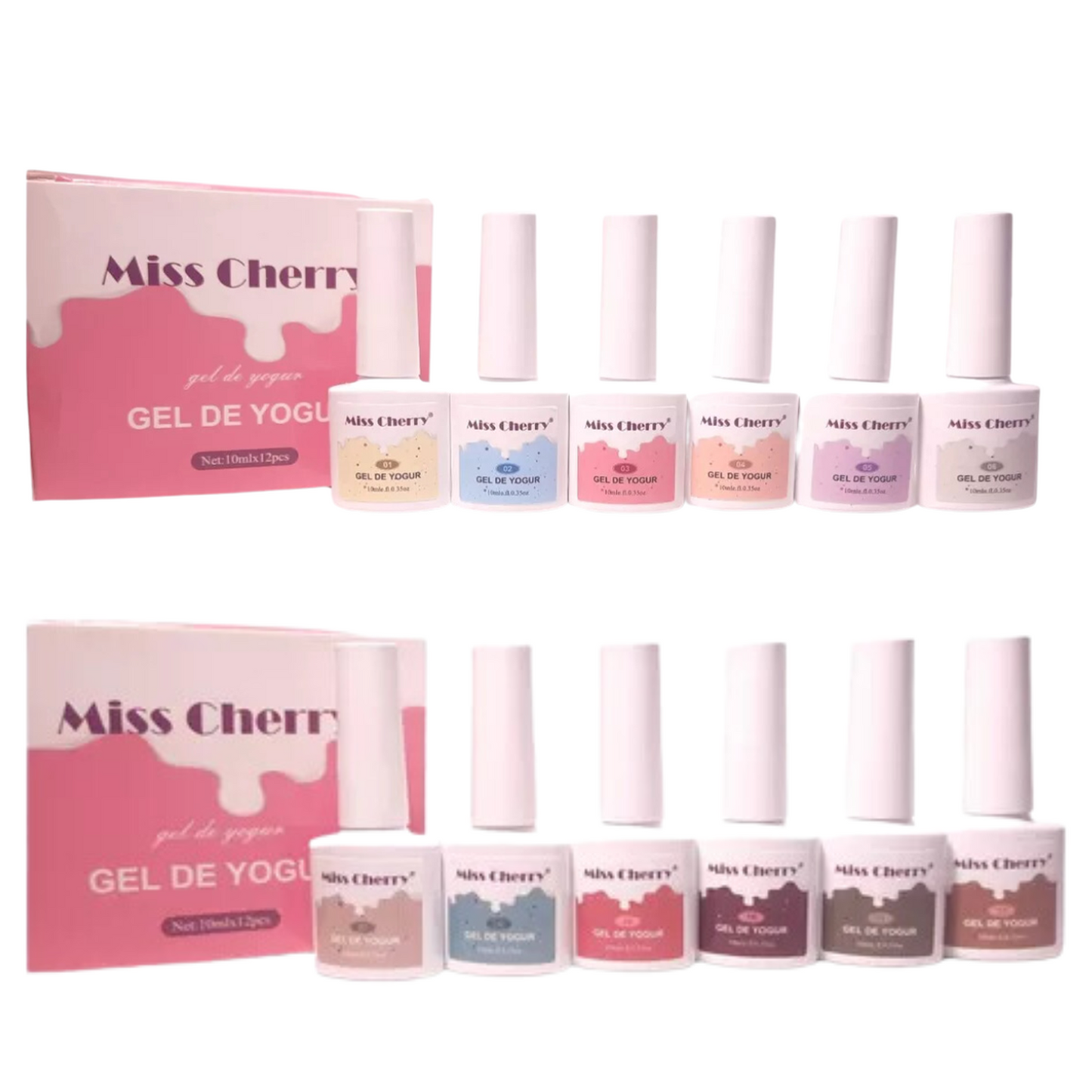 Gama Efecto Yogur Miss Cherry 12 Pzs 10ml