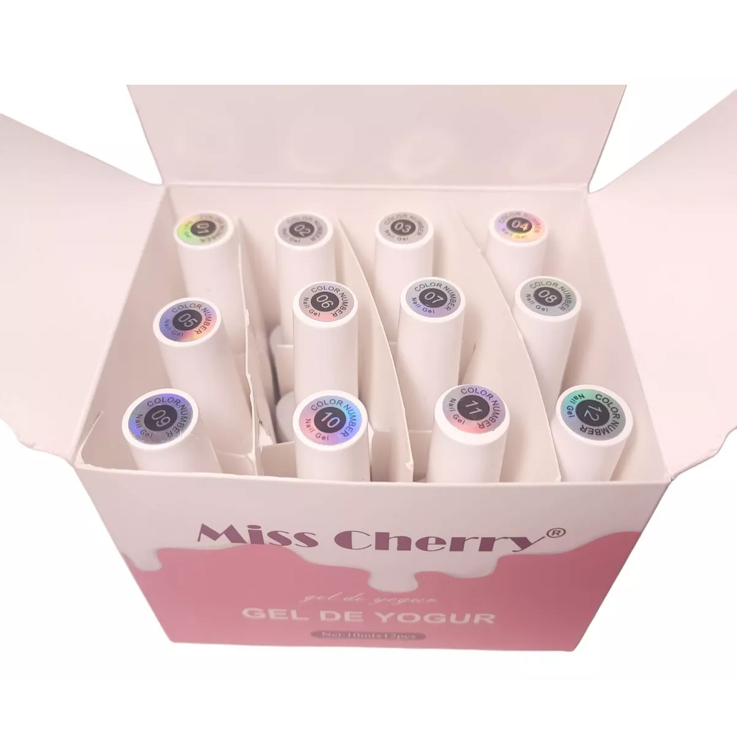 Gama Efecto Yogur Miss Cherry 12 Pzs 10ml