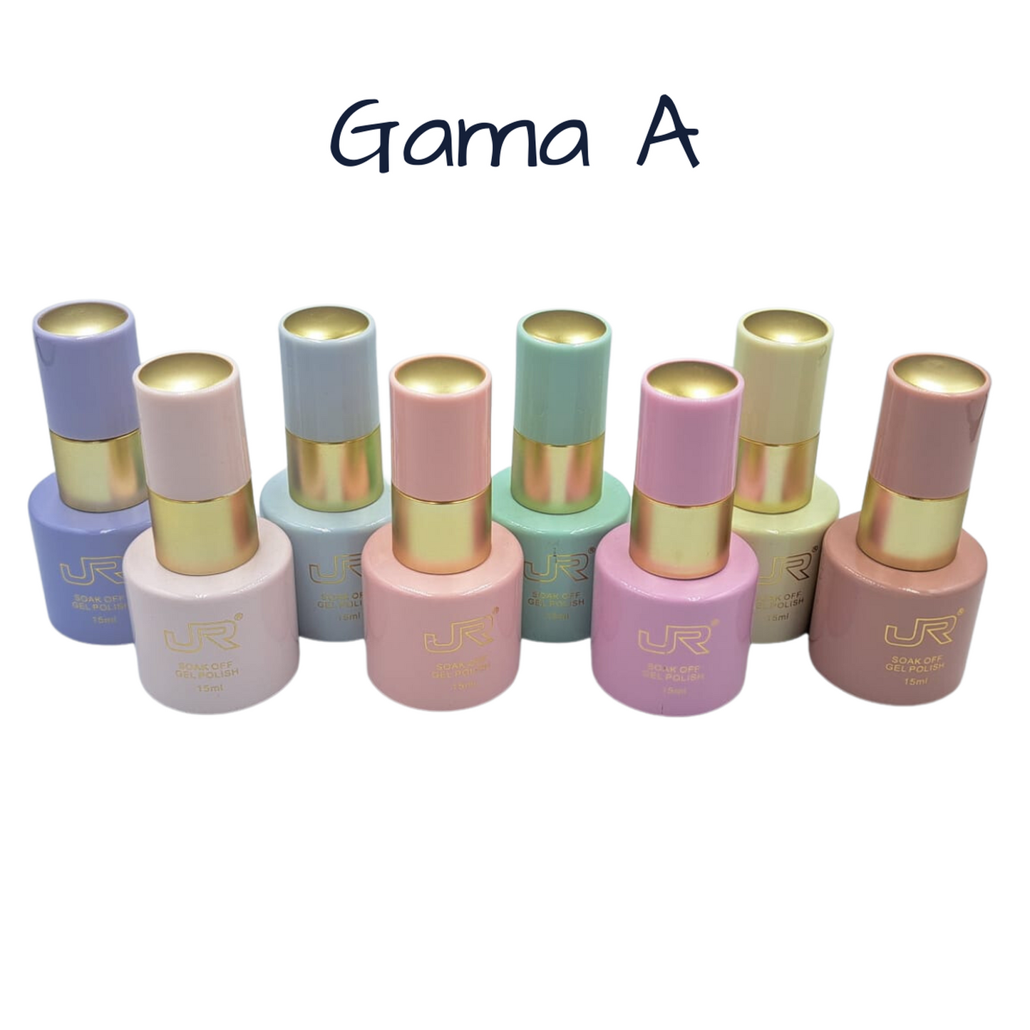 Gama Gel Semipermanente JR 8 Pz De 15 ml - Elige Gama