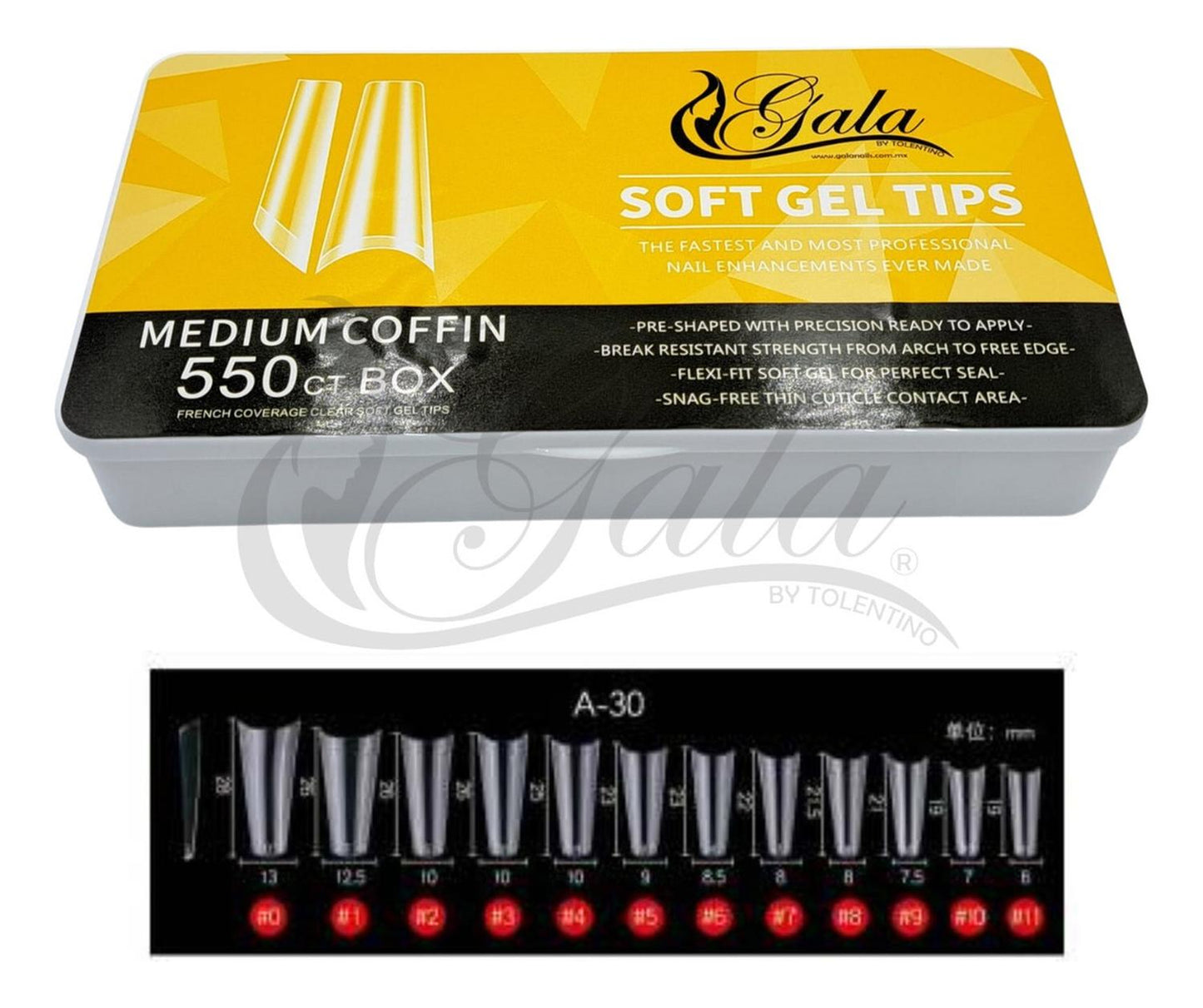 Soft Gel Tips Diferentes Modelos Y Tamaños Paquete Uñas